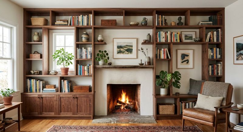 Custom Bookshelves Installation in Fairfax, VA