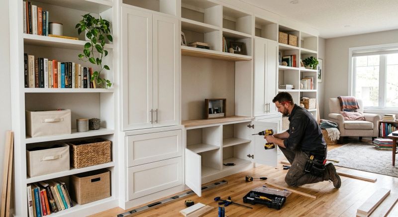 Builtin Cabinets Installation in Fairfax, VA
